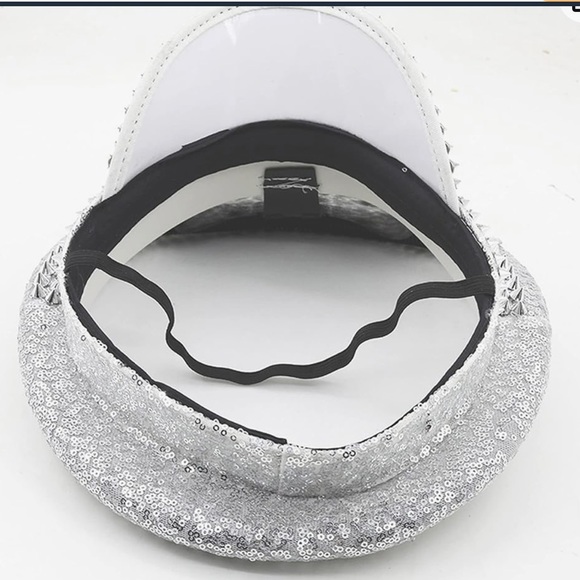 Rhinestone Sequin Bride Bachelorette Hat - Picture 5 of 6